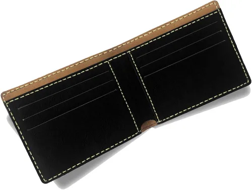 Miniatura 2 de Cartera de piel sintética, cabeza de león, grabado personalizado incluido