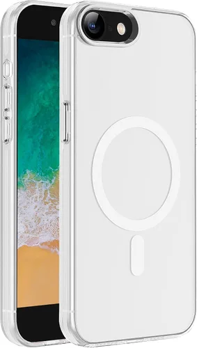 Miniatura 64 de S. Tedazo Funda magnética para iPhone 7/8 Plus (5.5 pulgadas) compatible con MagSafe, [no amarillenta] delgada, a prueba de golpes, funda para Negro
