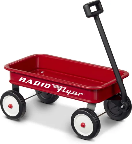 Radio Flyer Mini vagón rojo clásico para niños, vagón de juguete de 16.5 pulgadas para niños de 1.5 años en adelante, versión de tamaño de juego de