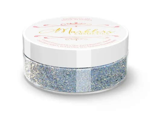 Miniatura 169 de MARBLERS Brillantina de forma gruesa de grado cosmético [estrella] 0.11 onzas (0.11 oz) Escamas No tóxica Vegana Libre de crueldad animal