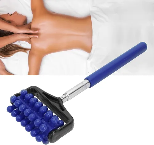 Miniatura 2 de Barra de masaje, barra de masaje de yoga para hombres y mujeres, herramienta de masaje corporal granular, rodillo telescópico, barra de masaje