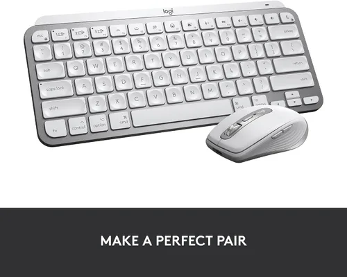 Miniatura 13 de Logitech MX Keys Mini - Teclado inalámbrico minimalista para Mac, compacto, Bluetooth, teclas retroiluminadas, USB-C, escritura táctil, compatible