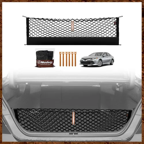 Miniatura 19 de Muslogy para Maverick - Accesorios de Red de Malla de Carga Extensible, Organizador de Maletero, Red de Malla Elástica para Cama de Carga