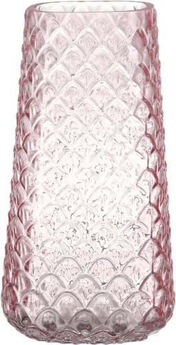 Miniatura 35 de Jarrón de vidrio ámbar para flores, florero para ramo, jarrones de vidrio modernos, jarrones acanalados para sala de estar, dormitorio, mesa