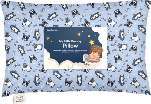Miniatura 31 de KeaBabies - Almohada con funda para niños pequeños, almohada My Little Dreamy de 13 x 18 pulgadas (ABC Land)
