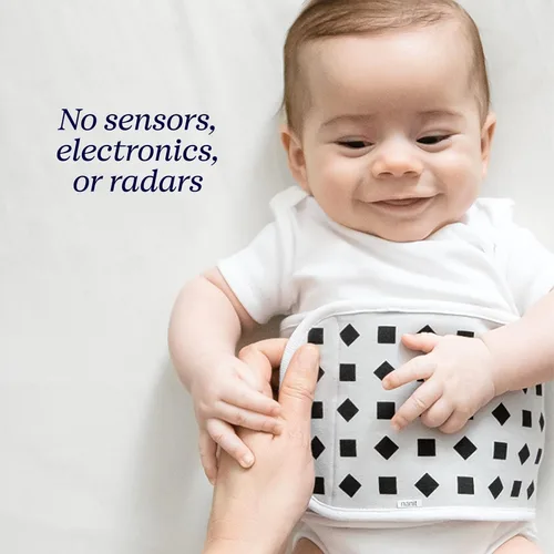 Miniatura 6 de Nanit Banda de Respiración - 100% Algodón, Funciona con el Monitor de Bebé Nanit Pro para Rastrear el Movimiento Respiratorio Libre de Sensores, Se