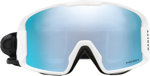 Miniatura 3 de Oakley Line Miner XL Negro Mate con Prizm Sapphire Iridium Blanco mate/Prizm Snow Sapphire Irid