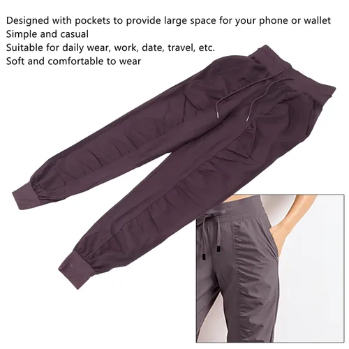 Miniatura 2 de Betued Fitness Workout Pants, Tracksuit Sweatpants Lumbar SupportsBack, Fitness Training Trousers for Spring Summer(XL)