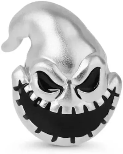 Miniatura 2 de Oogie Boogie Charm plata de ley 925 Pesadilla Antes de Navidad Plata esterlina No es una piedra preciosa