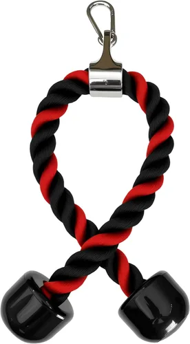 Miniatura 5 de Accesorios de cable de cuerda de tríceps pesados, accesorios de máquina de cable para gimnasio en casa, cuerda de tríceps de nailon para accesorios