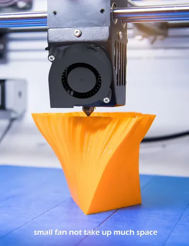 Miniatura 3 de Ventilador centrífugo de turbina de 1.969 in x 0.591 in Mini USB 5V Ventilador sin escobillas 5015 para impresora 3D, casco, enfriador de proyectos