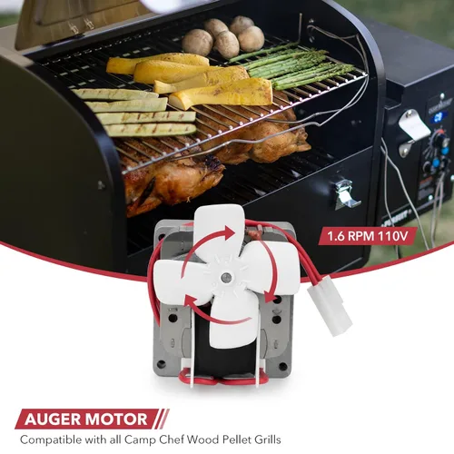 Miniatura 3 de Stanbroil Kit de motor de barrena de repuesto/kit de motor de accionamiento para todas las parrillas de pellets de madera Camp Chef