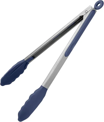 Miniatura 29 de Pinzas de cocina resistentes al calor de 600ºF: U-Taste Pinzas de cocina de silicona extra largas de 16 pulgadas con puntas de goma antiadherentes