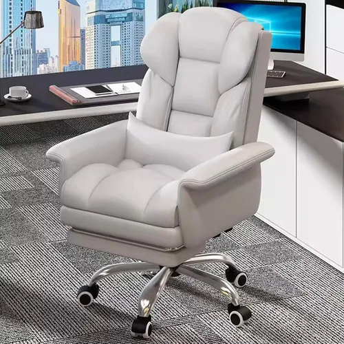 Miniatura 10 de Silla de oficina, silla de oficina grande y alta, silla de oficina ejecutiva con reposapiés, silla de oficina ergonómica, silla de oficina en casa