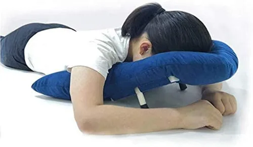 Cojín de retina acostado almohada de apoyo para la cabeza y el hombro almohada altura ajustable almohada boca abajo almohada para recuperación
