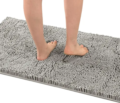 Miniatura 13 de H.VERSAILTEX Alfombra de Baño Tapete de Baño para Baño Felpilla de Lujo Alfombra de Baño Extra Suave y Absorbente Alfombras Peludas de Microfibra