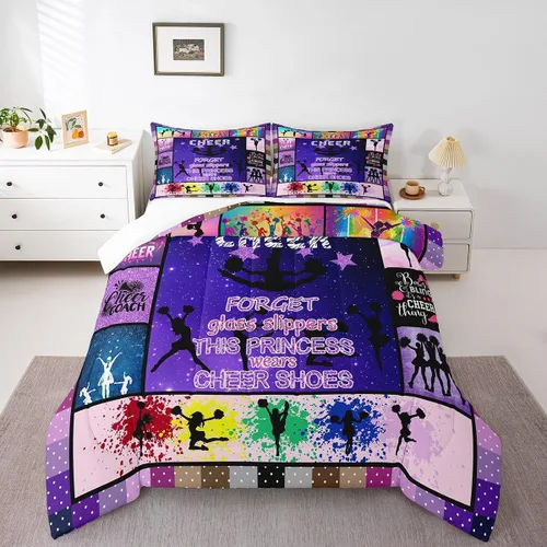 Miniatura 34 de Lindo Juego de Edredón de Elefante Juego de Ropa de Cama de Animales de Dibujos Animados para Niños Niñas Mujeres Adultos Edredón de Hojas