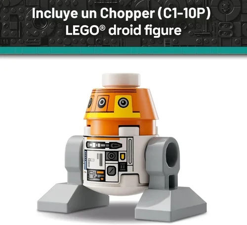 Miniatura 6 de LEGO Star Wars: Ahsoka Chopper (C1-10P) Set de Droid Astromecánico – Juguete de construcción para niños a partir de 10 años – Es un gran regalo