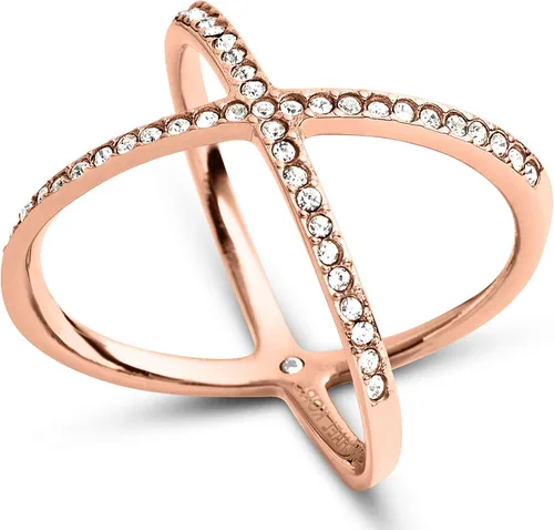 Miniatura 2 de Michael Kors anillo en forma de X, de pavé