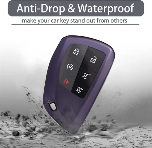 Miniatura 5 de YaSeim Funda para llavero, protector de llave de coche de TPU suave de protección completa