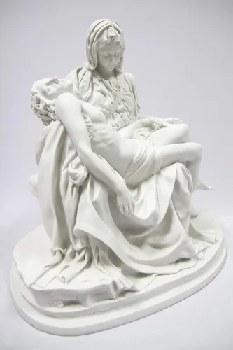 Miniatura 2 de Estatua católica de Pieta Michelangelo de 18 pulgadas Jesús María Vittoria Collection Made in Italy