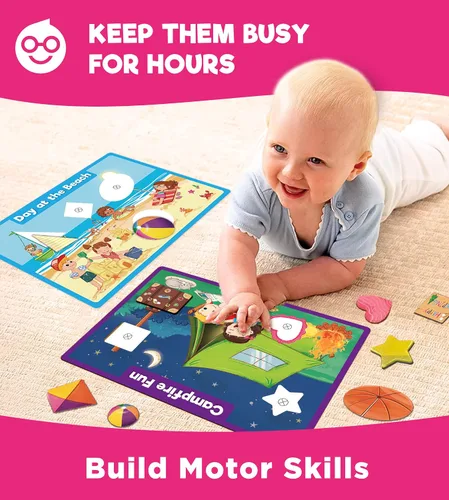 Miniatura 5 de Doctor Jupiter Mi Primera Caja de Aprendizaje Juguetes para Niños Pequeños de 1-2-3 años Actividades de Aprendizaje y Educación para Niñas de 1+