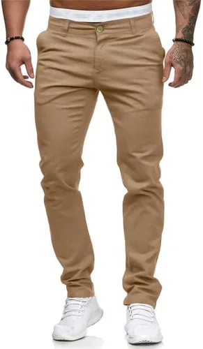 Miniatura 2 de Hungson - Pantalones de mezclilla para hombres, ajustados, elásticos, de ajuste delgado, casuales, con teñido, pantalones de mezclilla de moda rectos