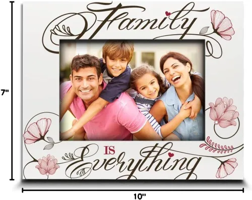 Miniatura 8 de BELLA BUSTA - Marco de fotos Family Is Everything: regalo para mamá, papá, abuela, abuelo, abuelos, impresión UV (5 x 7 pulgadas, horizontal)