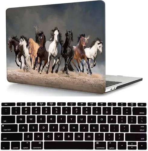 Miniatura 33 de Funda compatible con MacBook Air de 11 pulgadas, cubierta protectora de plástico y cubierta de teclado, grano de madera
