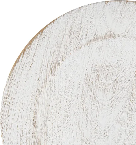 Miniatura 3 de Platos Base Blancos Antiguos de 13", Plato Base Redondo para Platos de Cena, Platos Base Estilo Granja, Platos Base Rústicos para Fiestas, Cenas