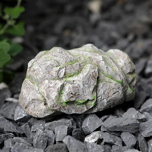 Miniatura 3 de Simulated Stone Key Holder Safe Outdoor Fake Rock Key Hider Garden Decorations Realistic Stone Spare Key Storage Box