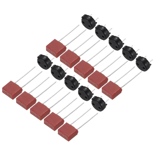Miniatura 9 de uxcell Juego de 10 piezas de micro fusible cuadrado en miniatura con soporte de fusible para piezas electrónicas PCB LCD reparación, T-1A 1A 250V