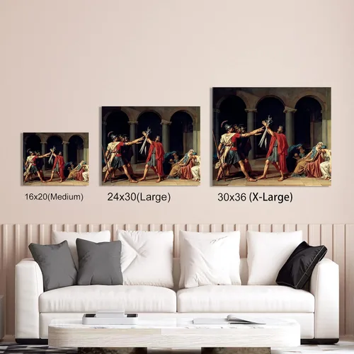 Miniatura 48 de A&T ARTWORK Campo de trigo con cipreses de Van Gogh Las reproducciones de arte clásico mundial, impresiones en lienzo giclée para decoración