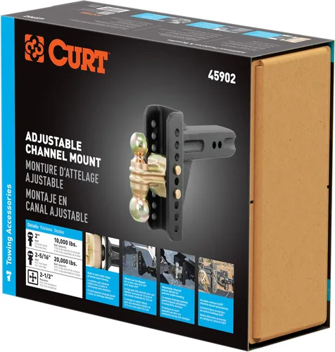 Miniatura 11 de Soporte de canal regulable Curt 45902.