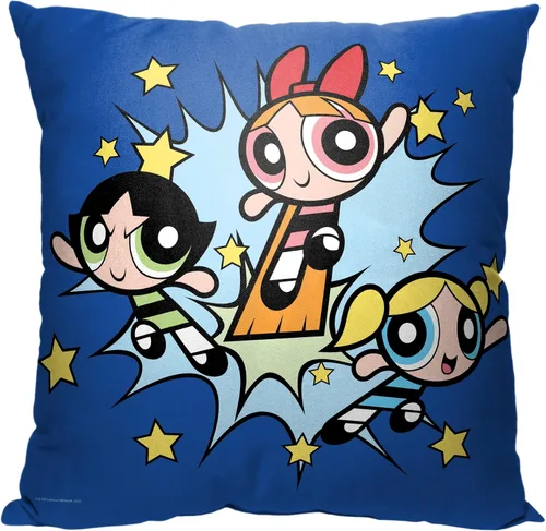 Miniatura 5 de Northwest Almohada para niñas superpoderosas, 18 x 18 pulgadas, Ka-Pow