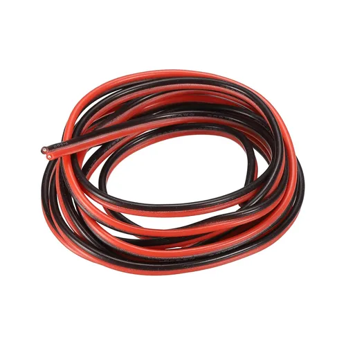 Miniatura 14 de MECCANIXITY Alambre de calibre 8, 2 conductores, alambre de silicona paralelo de 8 AWG, alambre eléctrico de cobre estañado de 4.9 ft/5 pies