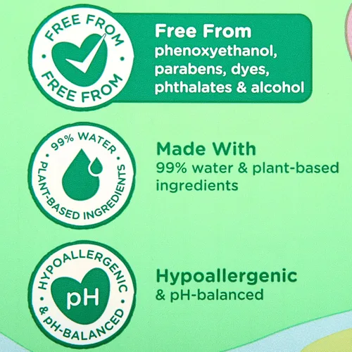 Miniatura 3 de Toallitas para bebés con aroma a pepino, 900 unidades, infundidas con vitamina E, libres de fenoxietanol, parabenos, tintes, ftalatos y alcohol