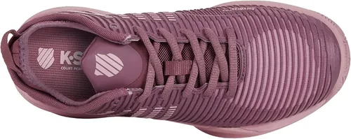 Miniatura 7 de K-Swiss Hypercourt Supreme Tenis para mujer (Grape NectarCameo Pink, 8), Néctar de uvarosa cameo