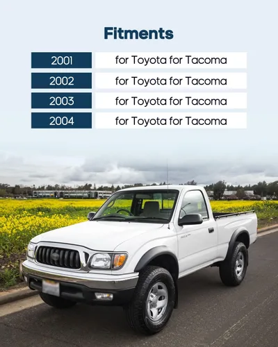 Miniatura 2 de ECCPP Manijas de puerta interior interior interior delantera del lado del conductor de repuesto para Toyota Tacoma gris 2001 2002 2003 2004