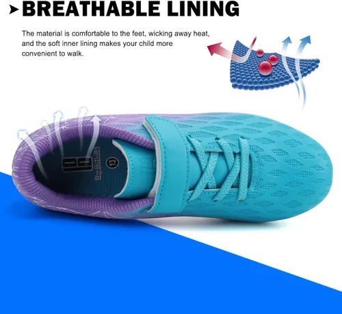 Miniatura 6 de brooman Zapatos deportivos de fútbol para niños y niñas, para exteriores
