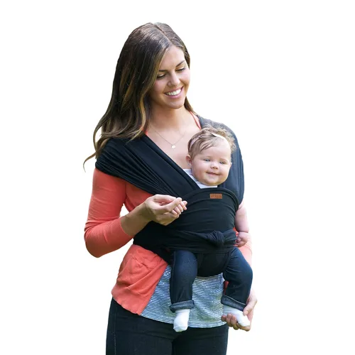 JJ Cole Agility Flex Cargador de bebé elástico – Portabebés de recién nacido a niño pequeño – Talla única para la mayoría de los padres – Mujeres
