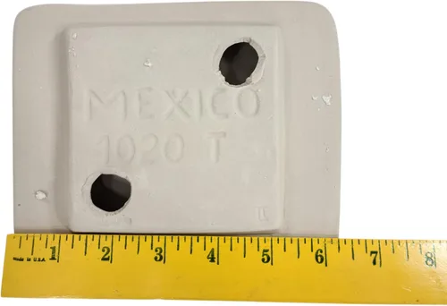Miniatura 5 de Soporte de papel higiénico TP de cerámica de hueso beige almendra montaje en pared Thinset instalación vintage mediados de siglo moderno retro