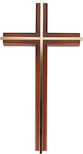 ACHIBANG Cruz de madera de 10 pulgadas para pared, moderna cruz de pared minimalista para decoración y bendición del hogar, regalos católicos