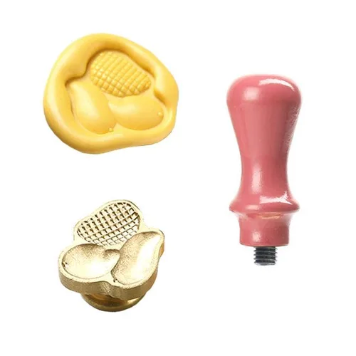 Miniatura 8 de Sello de sello en relieve, diseño de hongos, kit de sello de cera para envolver regalos, invitación de fiesta de boda Hongo en relieve