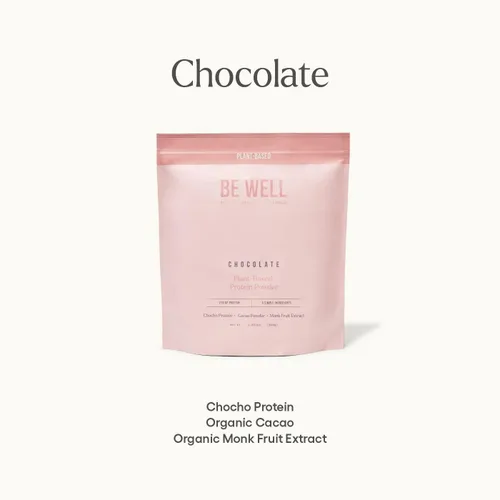 Miniatura 9 de Be Well By Kelly - Proteína en polvo a base de plantas de chocolate, vegana 0.74 oz de proteína 9G de fibra 1 NetCarb (3 ingredientes, 20 porciones)