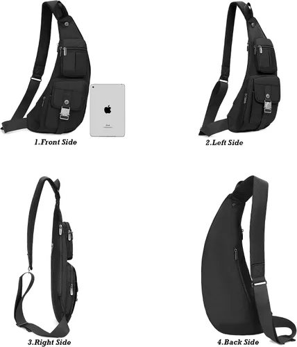 Miniatura 43 de Nicgid Sling Bag - Mochila bandolera para hombre), LYSB01NH075BJ-SPRTSEQIP