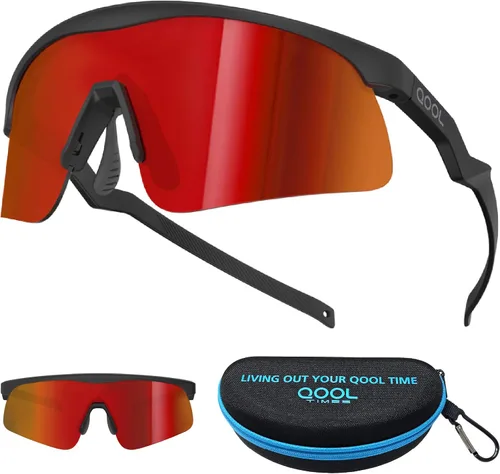 Miniatura 3 de Living out your qool time QOOLTIME Z87 - Gafas de sol deportivas para ciclismo, hombres, mujeres, jóvenes, pickleball para correr, béisbol