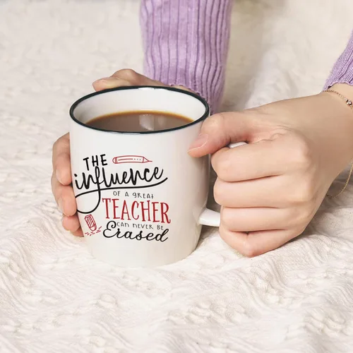 Miniatura 5 de ELEGANTPARK Regalos para Maestros para Regalos de Agradecimiento a Maestros para Mujeres Taza de Café Cumpleaños San Valentín Graduación Acción