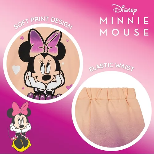Miniatura 4 de Disney Conjunto de camiseta y pantalones cortos de felpa francesa, tallas de bebé a niño grande (12 meses - 14-16)