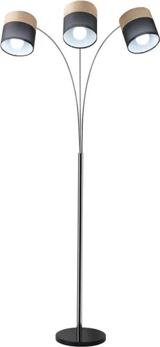 Miniatura 15 de Lámparas de pie doradas para sala de estar, lámpara de pie de arco súper brillante con control remoto, 3 lámparas de pie altas con regulación Sombra